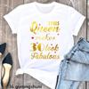 Hello 30 Fabulous Letter Print Tshirt Unisexs Clothing 30th Birthday Gift T Shirt Femme Flowers Rose Tshirt Female Streetwear