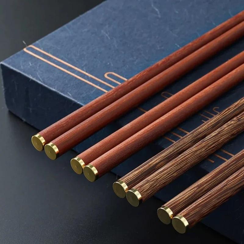 Chinese Style Chicken Wing Wooden Gift Box Chopstick Set High-end Gift Box for Gifts Japanese Style Kitchen Sushi Chopsticks