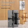4-Inch Multifunctional Automatic Door Closer with Buffer, Invisible Spring Hinge, 90° Positioning
