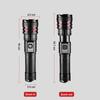 Large Aperture LED Flashlight High Power Rechargeable Torch Outdoor Waterproof Work Emergency Tactical Flashlights Hunting Light