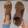 Fashion 2025 New Women Sandals Mesh Summer Platform Sandals Women Open Toe Wedge Sandals Ladies Outdoor Casual Shoes Zapatillas Muje