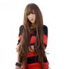 Woman 80 Centimeters Of Fashionable Long Roll Hair Wave Type Role Plays Bang Neat Whole Wig