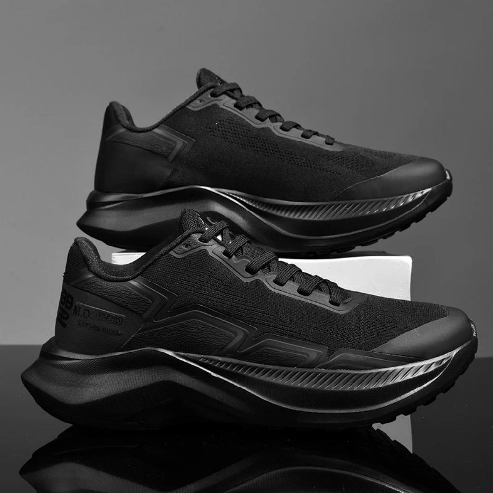 

Summer Breathable Comfortable Lightweight High Quality Fashion Platform Running Tide Shoes Casual Men s Shoes39-45 45 чорний