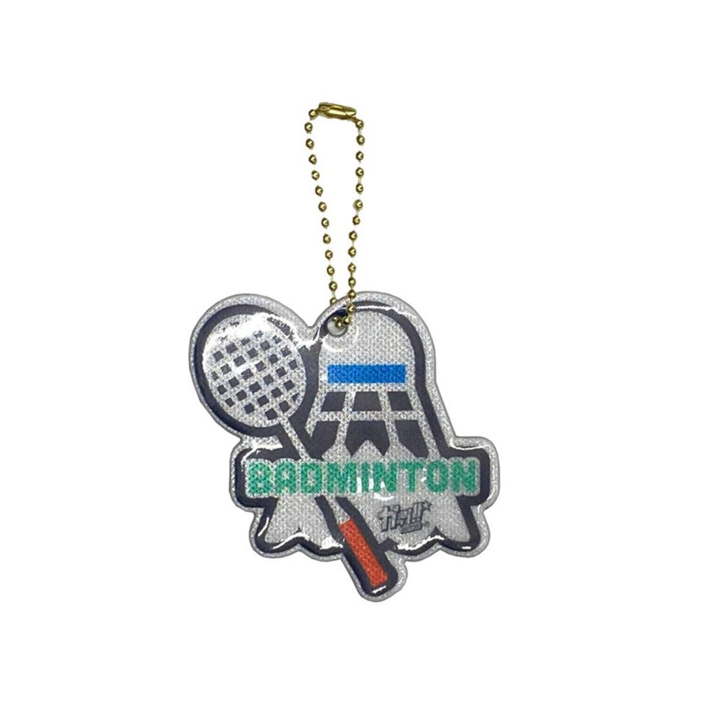 Marushin Badminton Club Retirement Reflective Nighttime 0605015000 Guts!! Keychain, Gift, Keychain, Safety,