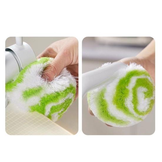 Hard Water Stain Eraser Non-Scratch Cleaning Scrubber Ball, Gentle Reusable Removal Sponge, Deep Gap Brush Tool for Ceramic Marble Surfaces Heavy