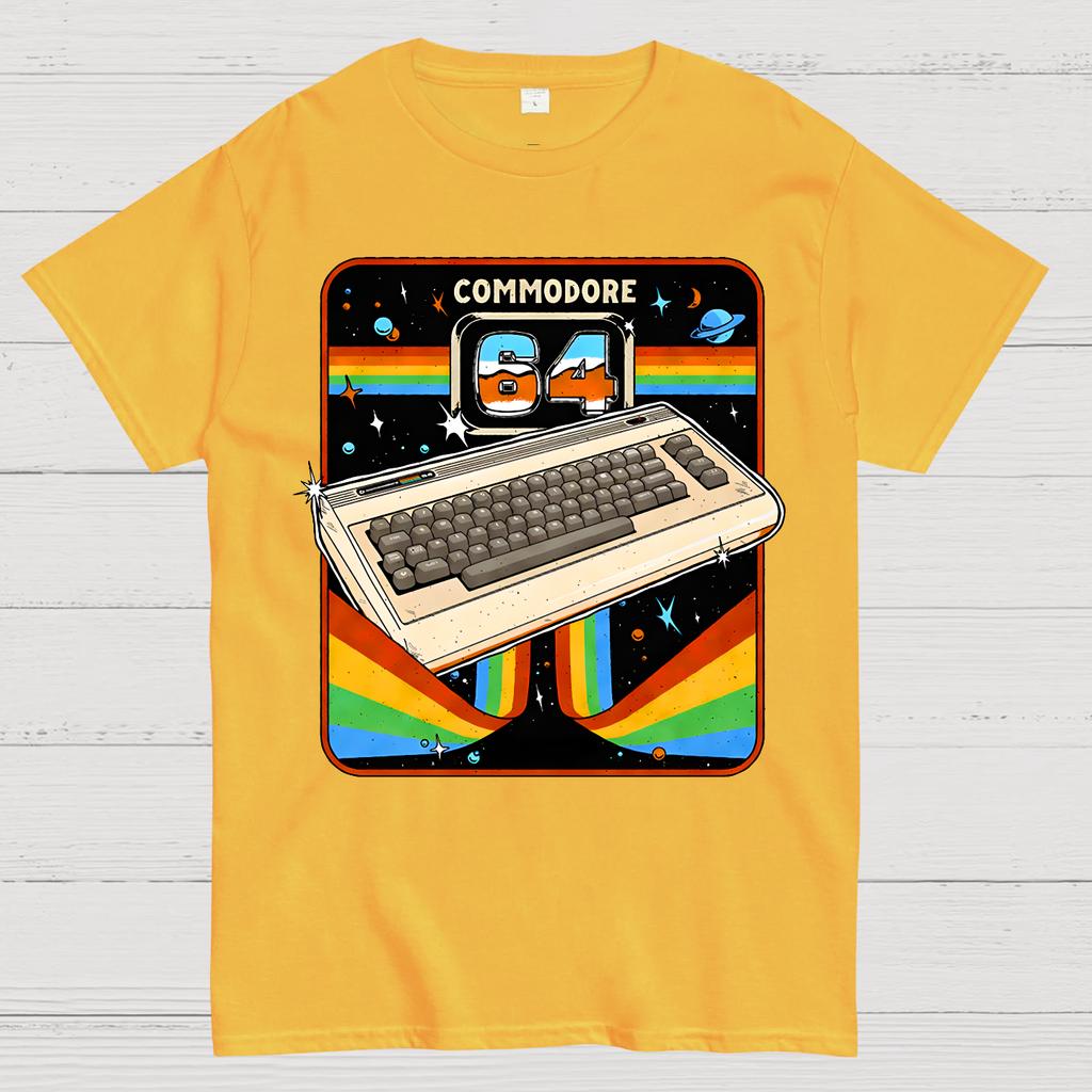 Commodore 64 Unisex 100% Cotton Summer Casual Cool Loose T-Shirt