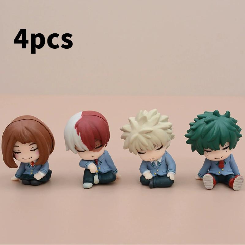 My Hero Academia Pvc Car Decor With Collectible Figures For Car Enthusiasts Uniform