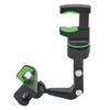 Universal Car Phone Holder Multifunctional 360 Degree Rotatable Auto Rearview Mirror Seat Hanging Clip Bracket Cell Phone Stand