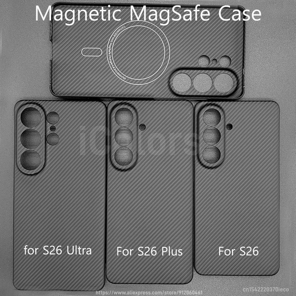 For Samsung Galaxy S25 S26 Ultra/S26 S25 Plus/S26 S25 Edge Genuine Carbon Fiber Aramid Case Ultra Thin Protective Cover