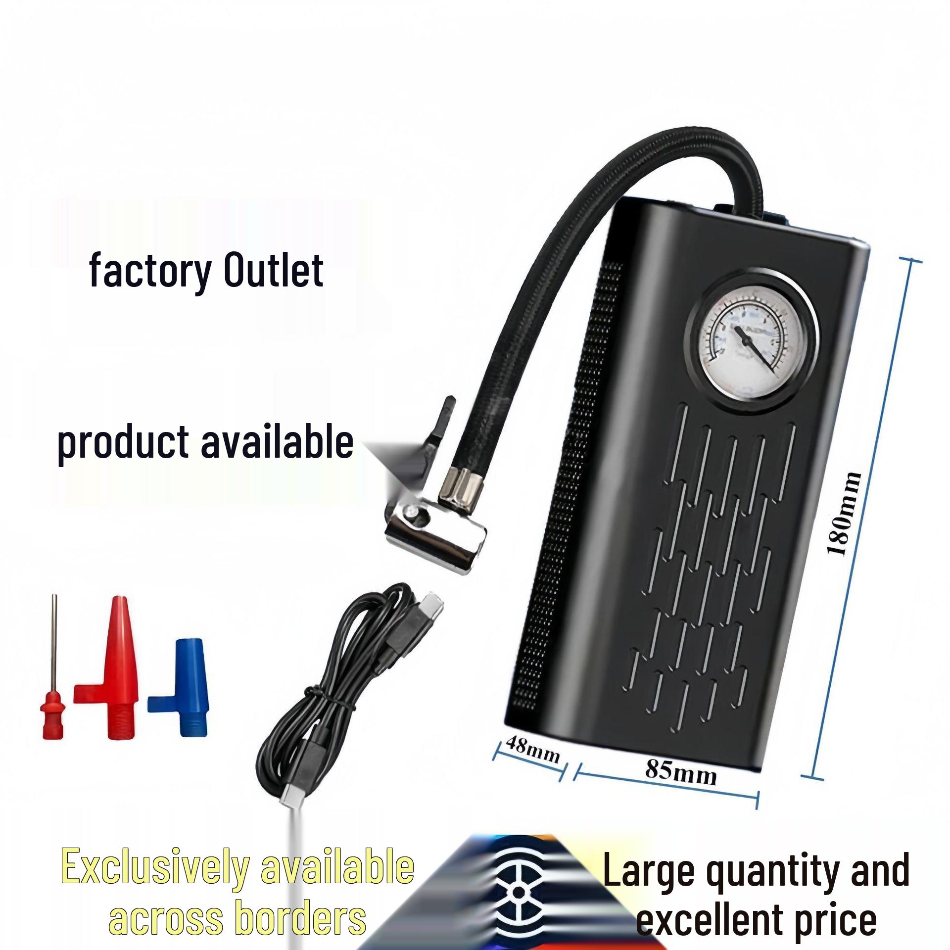 Portable Smart Wireless Car Tire Inflator Pump High-Speed Air Pump - Source Factory
