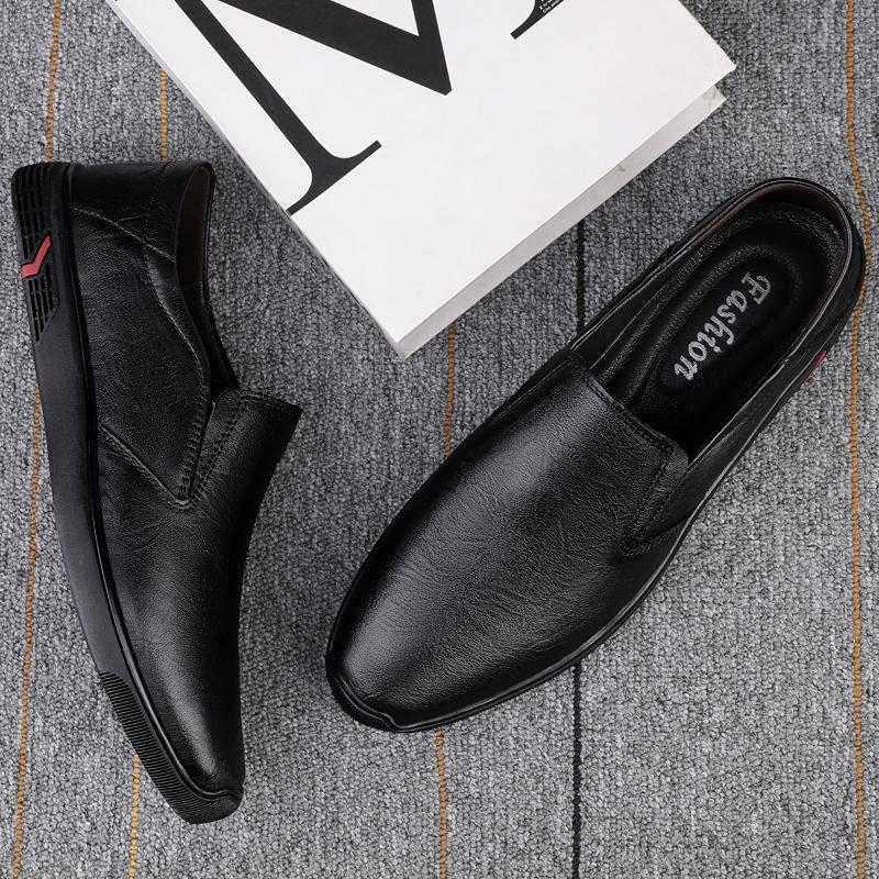 Men's Genuine Leather Casual Shoes, Breathable Soft-soled Office Casual Shoes, Men's Banquet Shoes, Men's Soft Leather Shoes