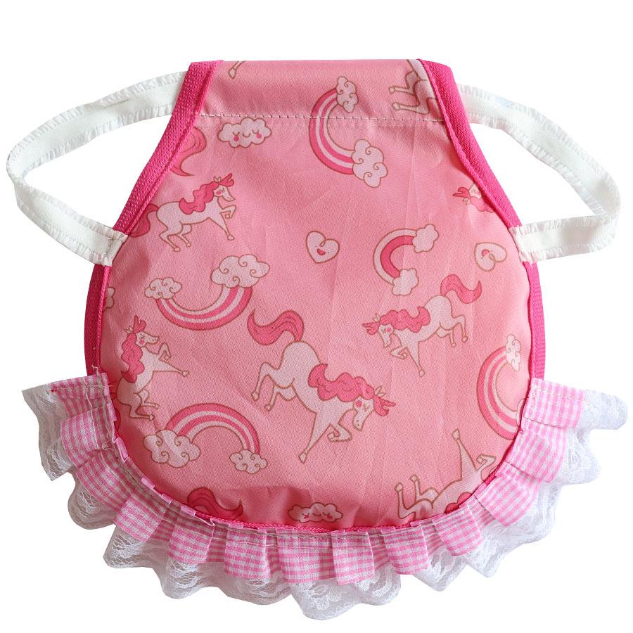 Dual-Layer Hen Saddle Apron with Feather and Back Protector