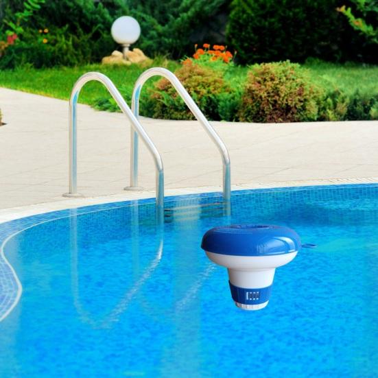 Pool Dispenser Chlorine Dispenser with Clip Bromine Tablet Dispenser Pool Chlorine Floater with Flow Vents Balanced Chemical Dispenser