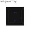 Smart WiFi Light Switch with For Alexa Google Assistant Voice Control Touchscreen Remote Timer Scheduling for Home Lighting