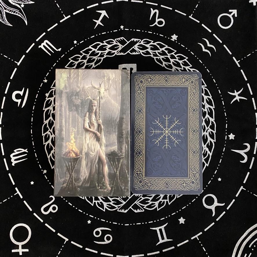 80 Tarotkarten Runisches Tarot Vollständiges englisches Deck Brettspiel Familienparty Papierkartenspiel Interaktiv Fo