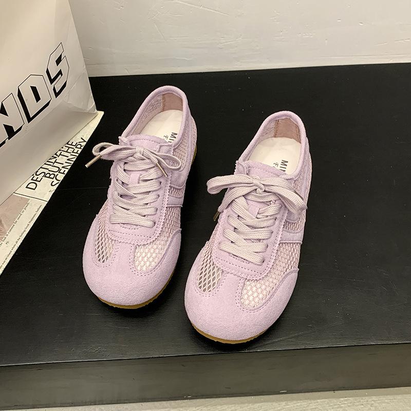 2025 summer new mesh breathable sports shoes flat-bottomed sports and leisure shoes light and versatile