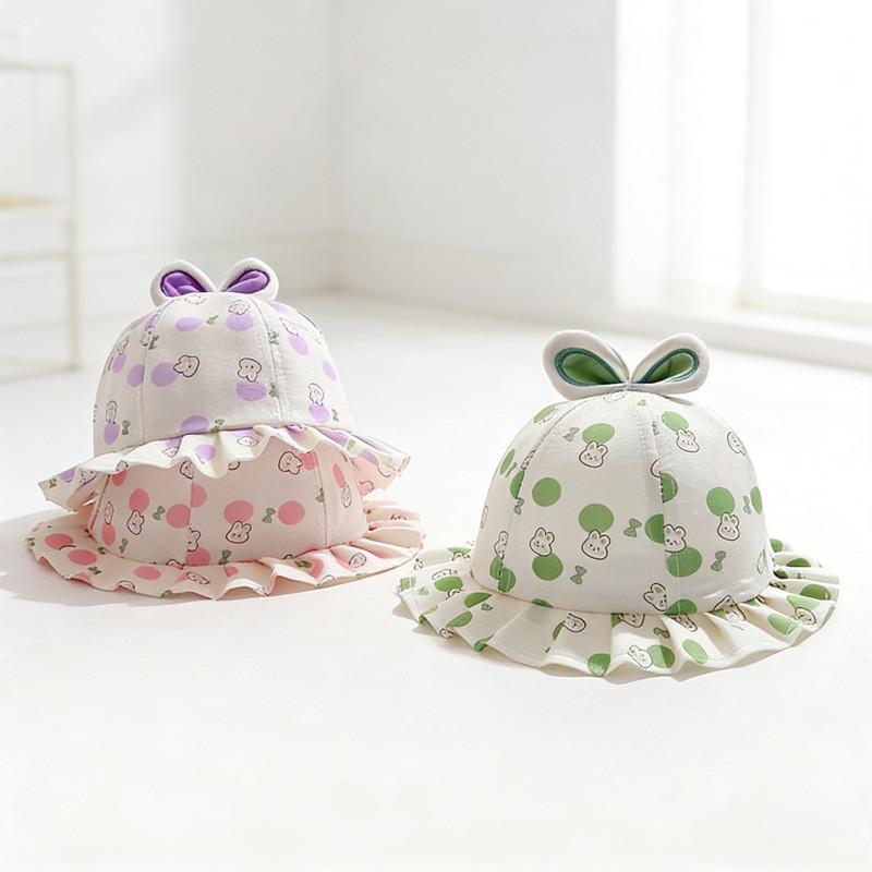 Baby Summer Sun Hat With Wide Brim Cotton Sun Protection For Toddler Girls And Boys