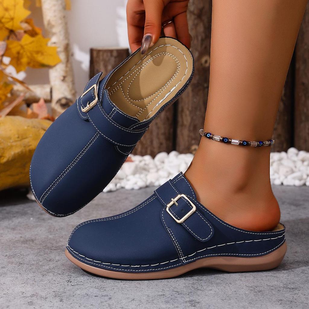 Sandali Estivi da Donna Leggeri Scarpe Piatte Scarpe Monocolore per Donne
