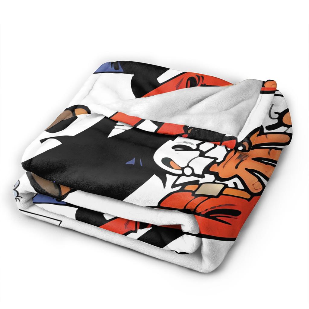 Mort & Phil Mortadelo y Filemón Blanket  Warm Soft Graphic Plush Throw Blanket For Home Decor Picnic Flannel Bedspread Bed Cover