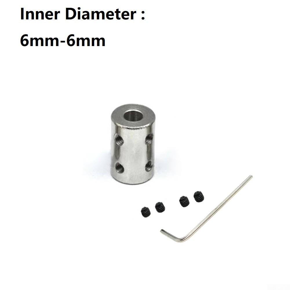 45 Steel Motor Coupling Connector Sleeve 8mm 10mm with 4mm Screw Hole Diameter