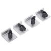 4pcs Short Block T Track Stop Block Aluminum Alloy Universal Stop Block  For Sanding