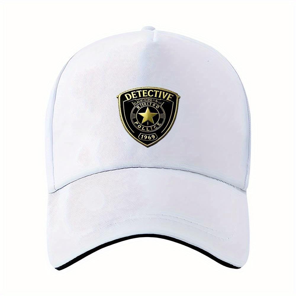 1 шт. Бейсболка унисекс The DETECTIVE POLICE 5001meter Badge, дорожная кепка. Подходит для любого сезона.