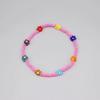 Flower Crush Multi-Color Beads Bracelet Smile Charm Multi-Color Flower Bead Bracelet