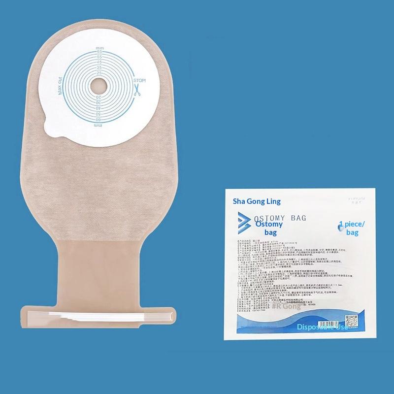 1Pcs Exhaustable Colostomy Bags 65Mm Hole Drainable Ostomy Bags Stoma Care Pouch With Clips Closure Colostomy Bag