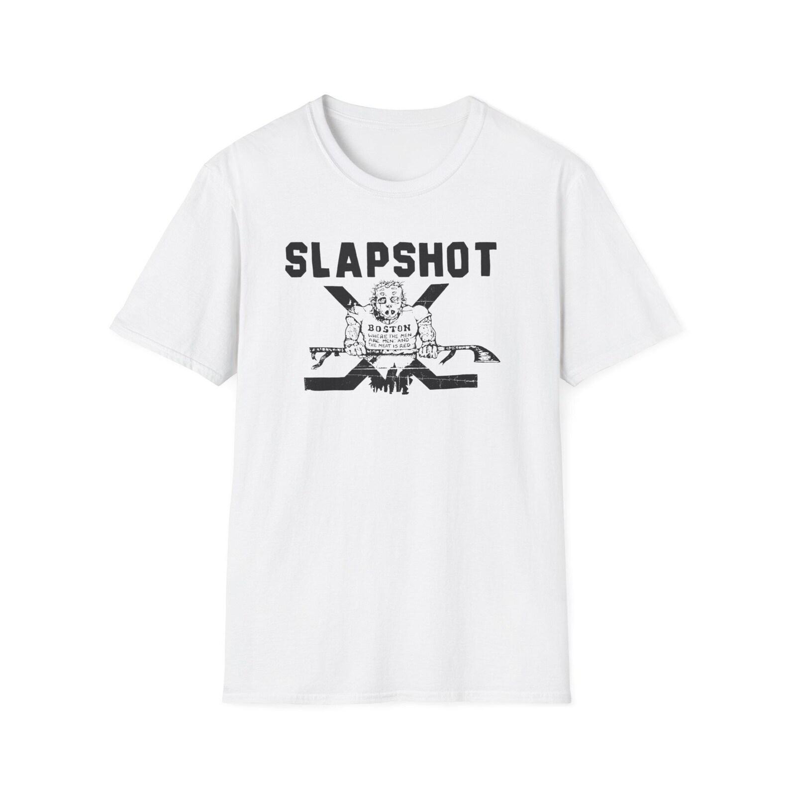 Slapshot Boston shirt - Unisex Softstyle 1990 Hardcore Straight Edge T shirt vintage Boston Slapshot band flyer inspired T shirt L