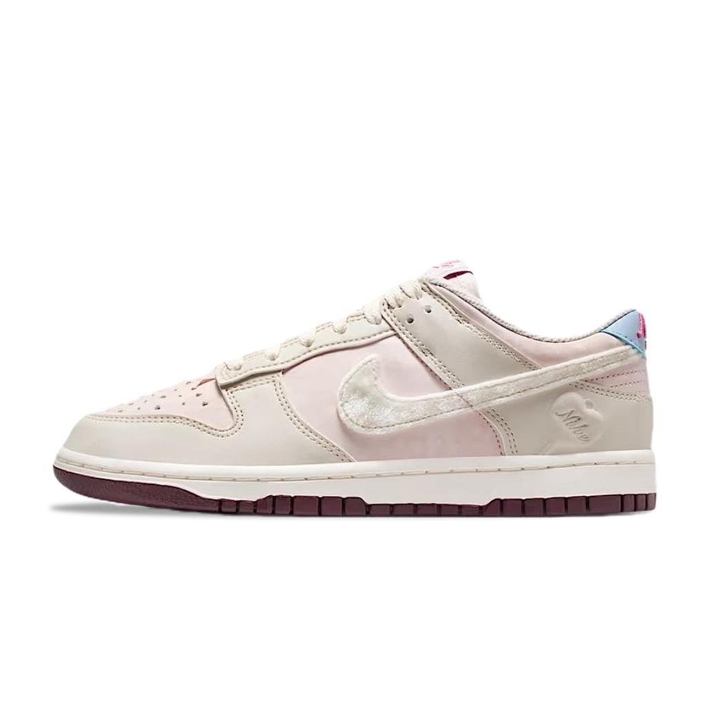 Nike Dunk YDCC Star Key Wish, Shopping Bag Low Top Skateboard Shoes Women's Beige Pink IQ1145-610(Team501-)