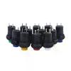 10pcs DS-428/427 OFF-ON Momentary Pushbutton Switches - 12mm, 3A/125VAC, 1.5A/250VAC, Self-Lock