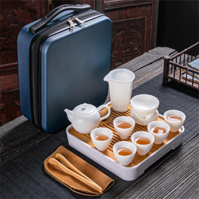 Bashting Suet Jade Ceramic Travel Tea Set