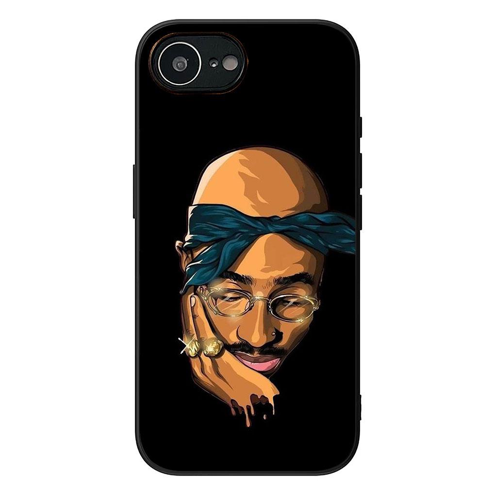 Rapper 2pacs Singer Tupacs Casing Phone Cover for Xiaomi Poco C75 C65 C71 C85 X7 X6 X5 M6 M7 F7 F8 Ultra F6 Pro Soft Case