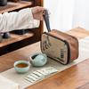 T&T Glaze Shadow Starry Ceramic Travel Tea Set