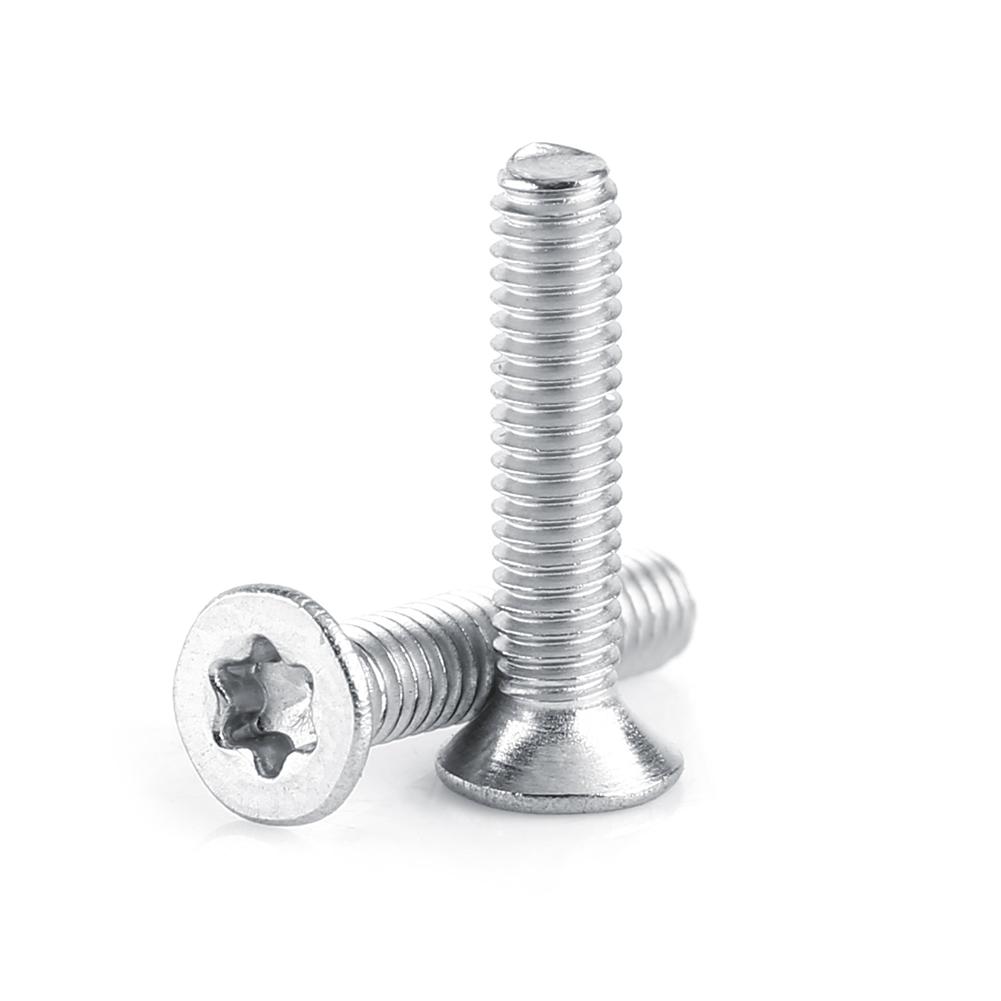 M2.5 Star Screws Countersunk Flat Head Machine S Pack of 50-piece (M2.5*5)