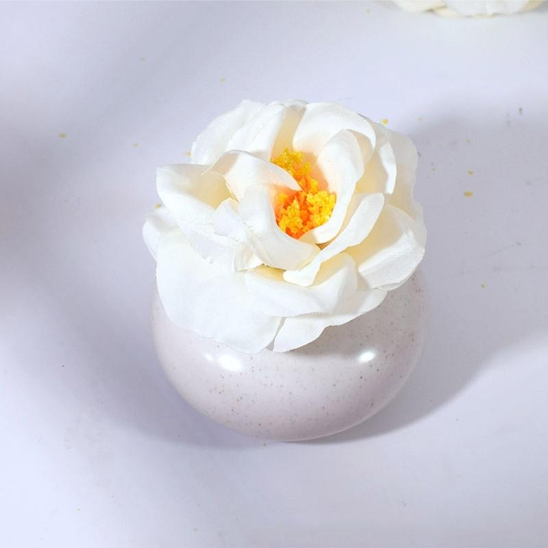 10Pcs Artificial Flower Head Small Flower Head For Wedding Flower Arrangements Sewing Craft Clothing Cake Top Decoration