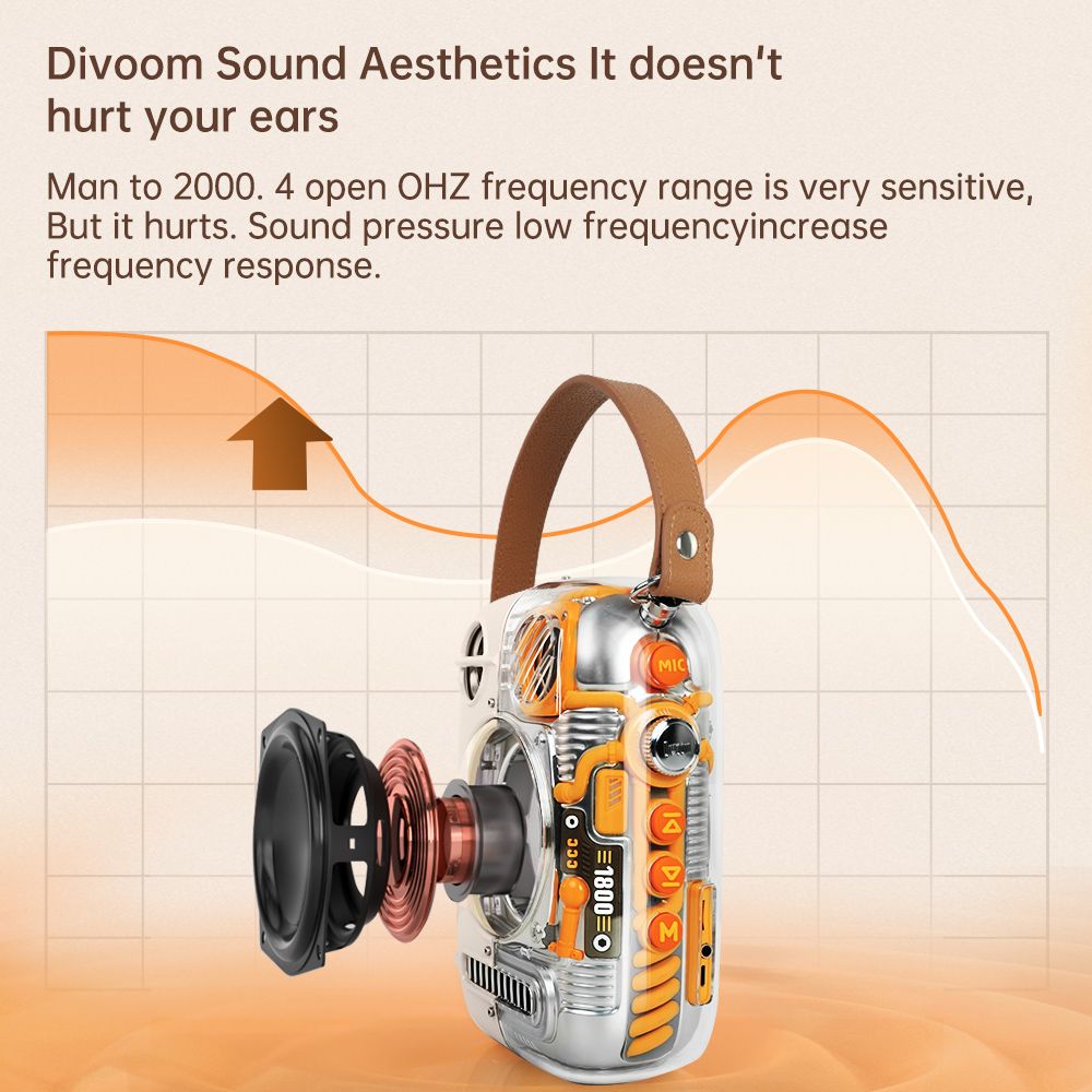 Divoom Spark-Pro Bluetooth Portable Speaker
