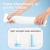 Portable Disposable Compressed Towel - Thickened Facial Cleansing & Bath Towel with Individual Packaging