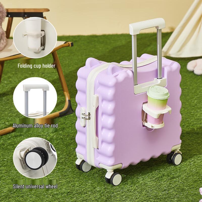 Palm Bear Kids Ride-On Carry-On Suitcase 18 Inch