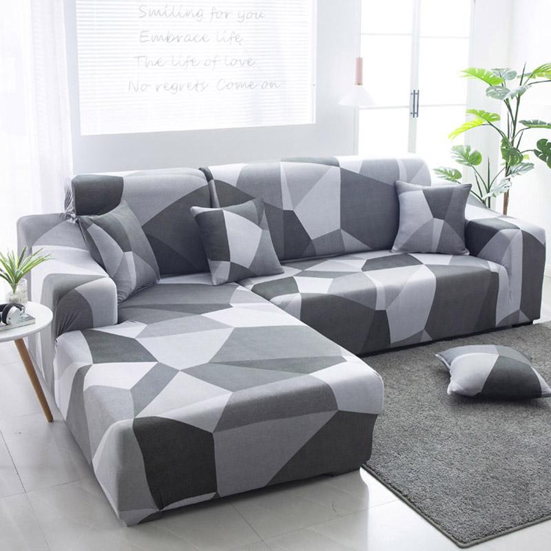 Chaiselongue-Sofabezug in L-Form, 2 Stück erforderlich, Stretch-Sofabezug, universeller Stretch-Ecksofabezug, Schnittschutz