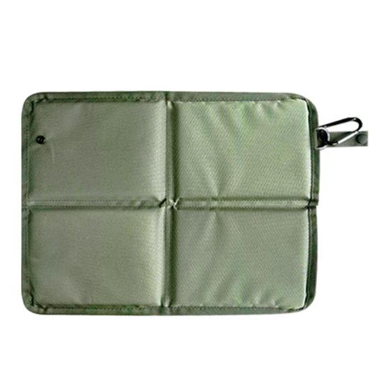 

Складная сидушка водонепроницаемая из ткани Оксфорд, портативная складная подушка для сидения для кемпинга, туризма, пикников, наружного использования, с карабином армия зеленый