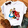 Captain Friends Cruise Ship Printed Unisexs Summer Clothing Y2K TShirt Pure Cotton Short Sleeve Loose Top