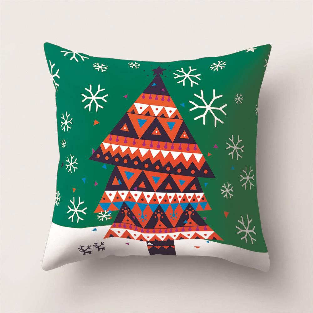 Cartoon Pattern Office Pillow Yiwu Pillowcase Christmas Sofa Pillowcase