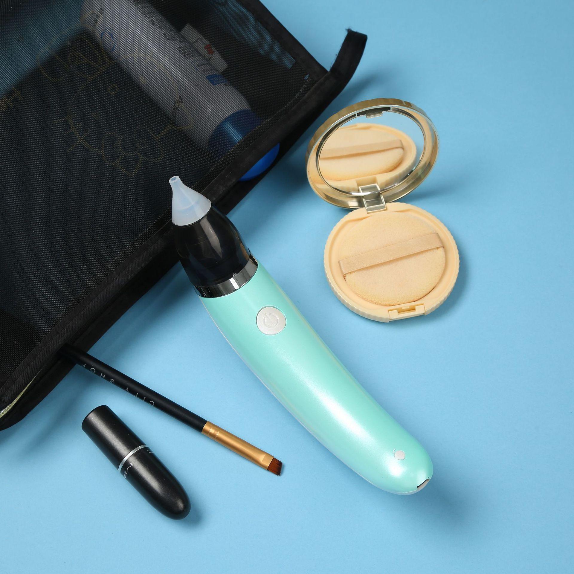 

Детский назальный аспиратор, электрическая присоска для носа, очиститель слизи, перезаряжаемая автоматическая присоска для младенцев с 5 уровнями всасывания 1pc синий