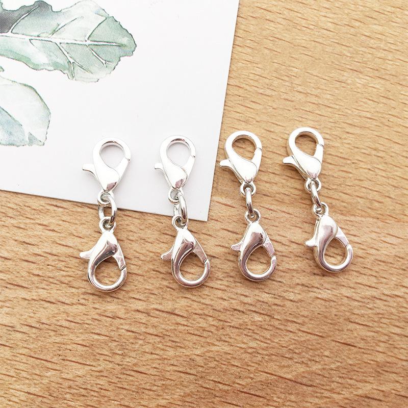 120Pcs/Set Lobster Clasp Jump Rings For Bracelet Necklace Chains DIY Jewelry Making Findings Supplies