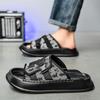Fashion Trendy Men's Beach Shoes Classic Styles by Fashion Designers Leisure Street Walking Comfortable and Daily Breathable Slippers