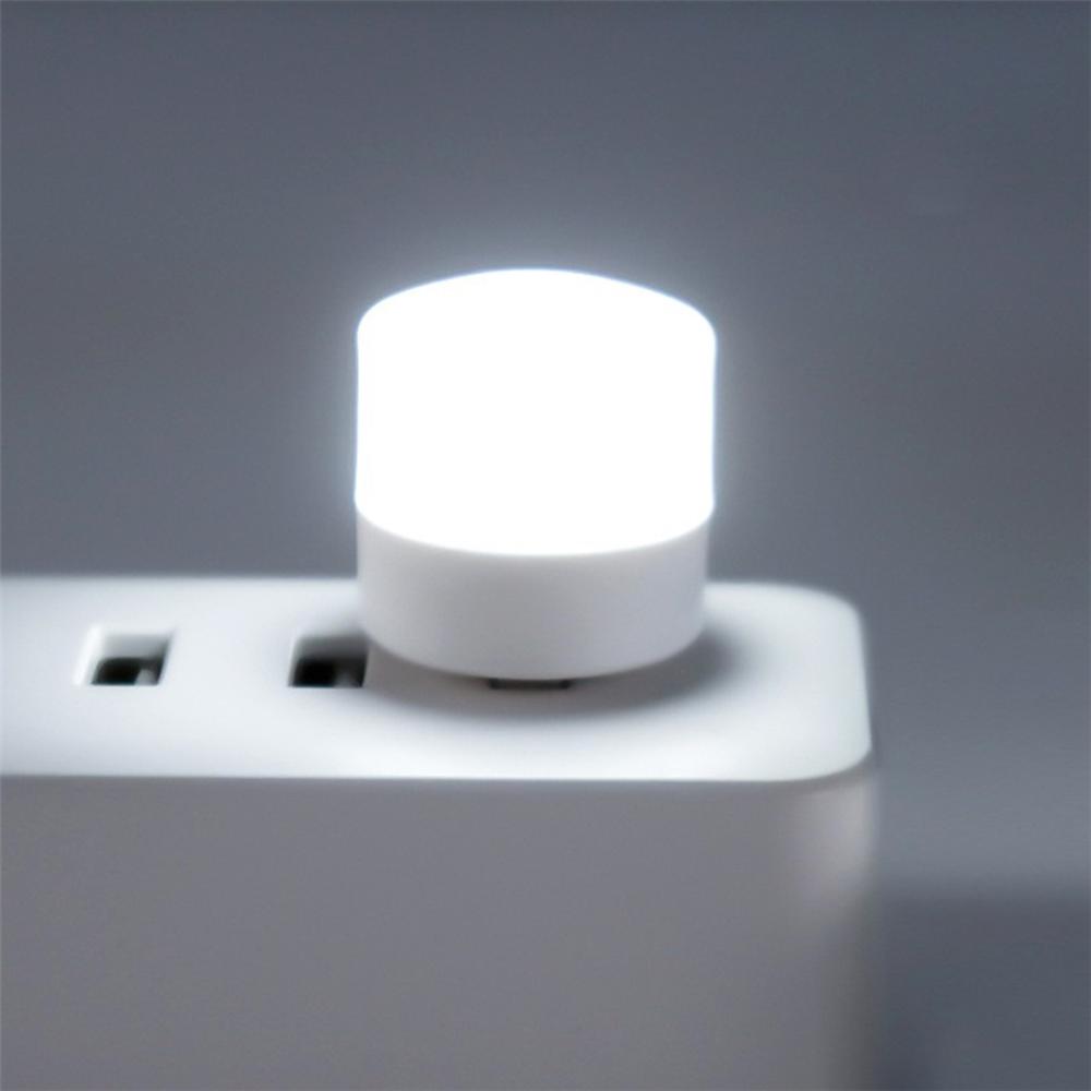 5Pcs Small USB Plug Lamp LED Night Light Computer Mobile Power Charging Mini Book Lamps LED Eye Protection Square Reading Light