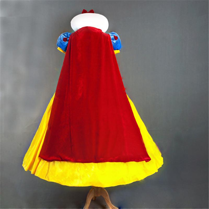 Kreslená princezna Bílá Halloweenská párty kostým Dospělý Cosplay Plus Size šaty Dívčí princeznovské šaty Dámské oblečení pro dospělé