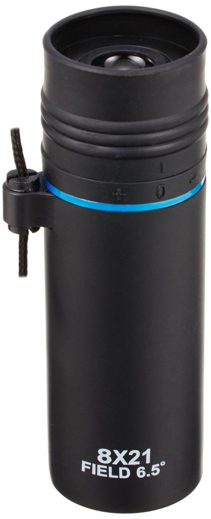 8x 21mm with Black MIZAR-TEC SD-21 Monocular, Magnification, Aperture, Compact, Case,