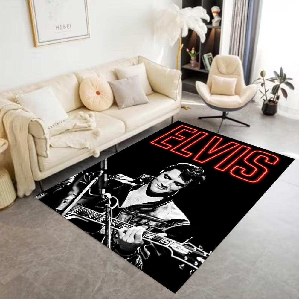Elvis Presley Performance Floor Rug Office Rug Perfect for Game Room Playrooms Balcony Foyer Antislip Carpet Office home decor Best for Christmas